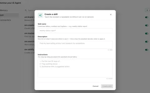 Save your best workflows as Skills screenshot 1